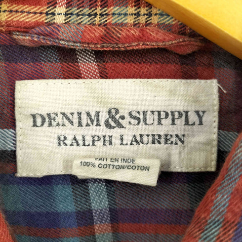 デニムアンドサプライ ラルフローレン DENIM & SUPPLY RALPH LAUREN パッチワークシャツ メンズ import:S