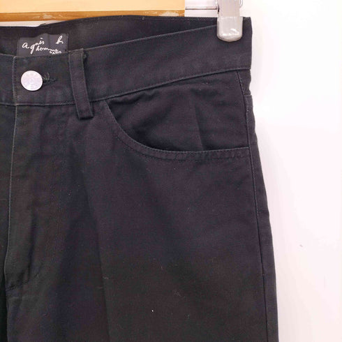 アニエスベーオム Agnes b.homme モロッコ製 コットンツイル スリムパンツ メンズ 38