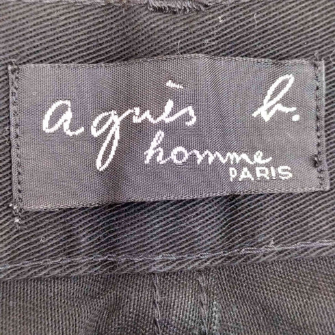 アニエスベーオム Agnes b.homme モロッコ製 コットンツイル スリムパンツ メンズ 38