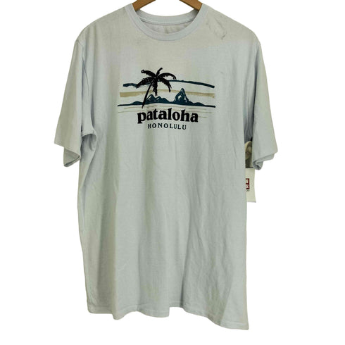 パタゴニア patagonia pataloha HONOLULU ロゴプリント クルーネック 半袖 Tシャツ メンズ import:L