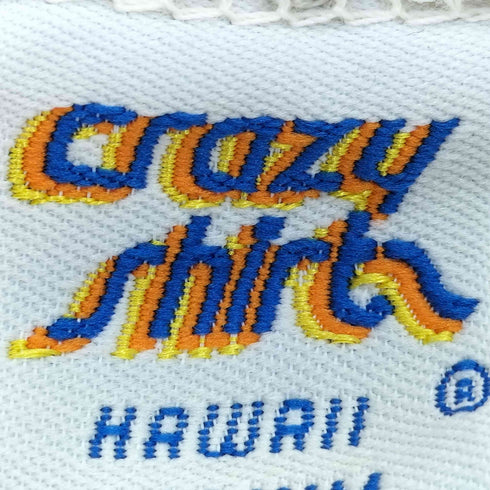 CRAZY SHIRT HAWAII USA製 コーヒー染め アート Tシャツ 袖シングル/裾ダブル メンズ import:M