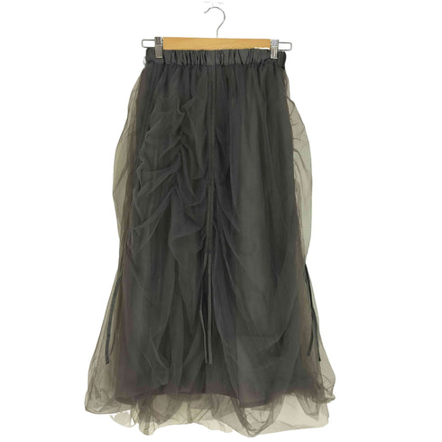 マウジー moussy TULLE DRAWSTRING MAXI マキシ スカート レディース JPN:1