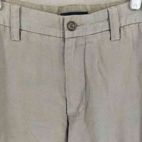 バナナリパブリック BANANA REPUBLIC リネン ノータック パンツ メンズ 33inch