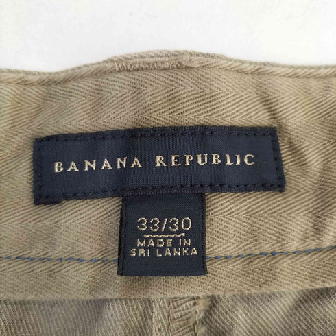 バナナリパブリック BANANA REPUBLIC リネン ノータック パンツ メンズ 33inch
