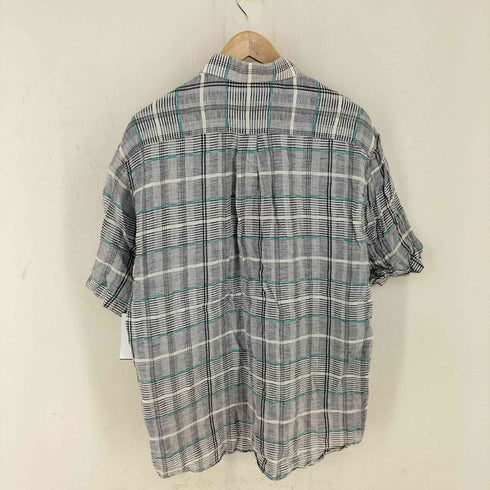 MONDO DI MARCO S/S リネンチェックシャツ メンズ