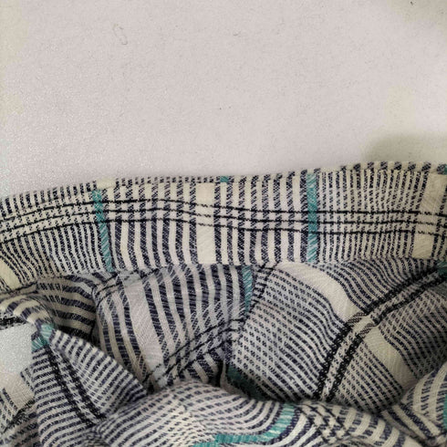 MONDO DI MARCO S/S リネンチェックシャツ メンズ
