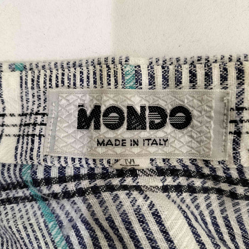 MONDO DI MARCO S/S リネンチェックシャツ メンズ