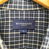 バーバリーゴルフ BURBERRY GOLF チェック柄 刺繍ロゴ サマーウールシャツ メンズ import:L