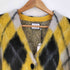 マウジー moussy SHAGGY KNIT ARGYLE カーディガン レディース FREE