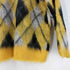 マウジー moussy SHAGGY KNIT ARGYLE カーディガン レディース FREE