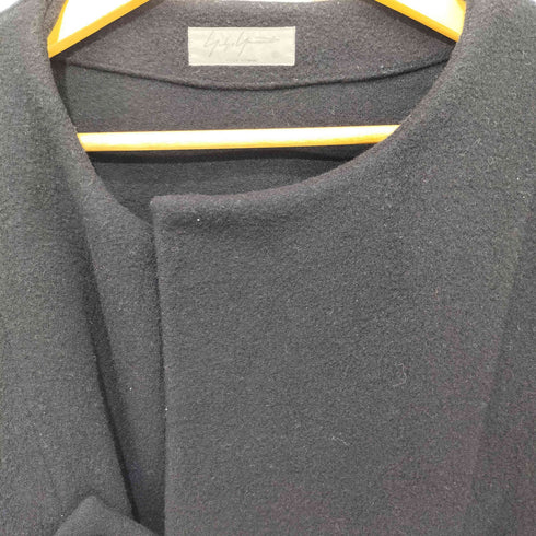 ヨウジヤマモトプールオム Yohji Yamamoto POUR HOMME 19AW Funnel Neck Wool Blend Long Coat メンズ JPN:3