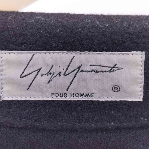 ヨウジヤマモトプールオム Yohji Yamamoto POUR HOMME 19AW Funnel Neck Wool Blend Long Coat メンズ JPN:3