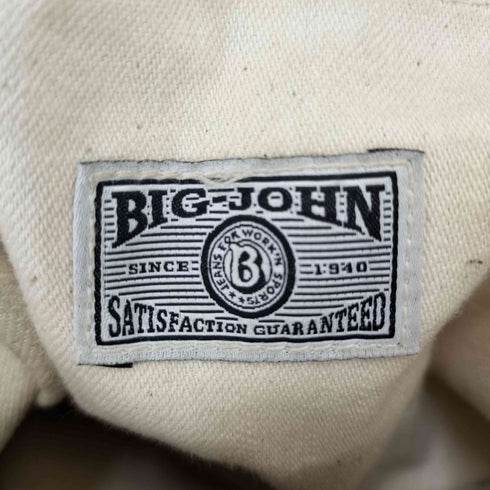 ビッグジョン BIG JOHN レザーパッチ セルビッチ デニム バックパック レディース