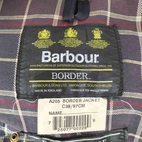 バブアー Barbour 90S 95年製 BORDER オイルドジャケット メンズ