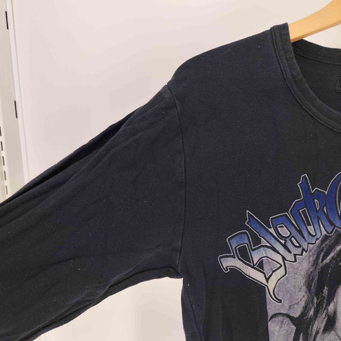 ジャックローズ JACKROSE Black Out Sider スパンコール プリント L/S Tシャツ Y2K メンズ JPN:3
