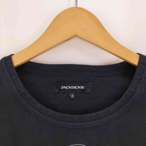 ジャックローズ JACKROSE Black Out Sider スパンコール プリント L/S Tシャツ Y2K メンズ JPN:3