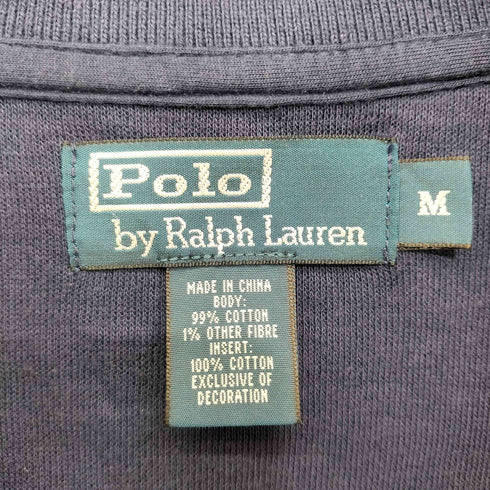 ポロバイラルフローレン Polo by RALPH LAUREN ビッグポニー刺繍 鹿の子 トラック ジャケット メンズ import:M