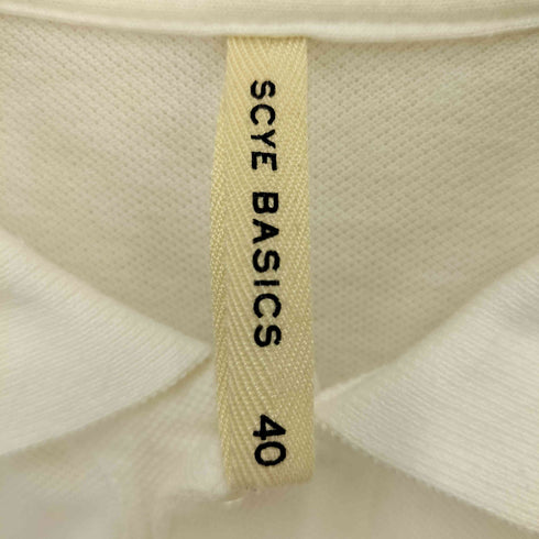 サイベーシックス SCYE BASICS ガーメントダイコットンピケポロ レディース JPN:40
