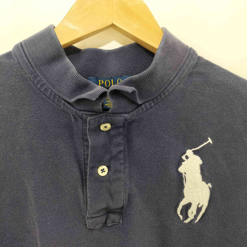 ポロラルフローレン POLO RALPH LAUREN ビッグポニー刺繍 鹿の子 S/S ポロシャツ メンズ import:XL