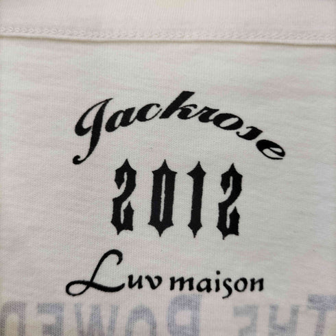 ジャックローズ JACKROSE 2012 Evolves Authentic バック プリント ヘンリーネック Tシャツ メンズ JPN:3
