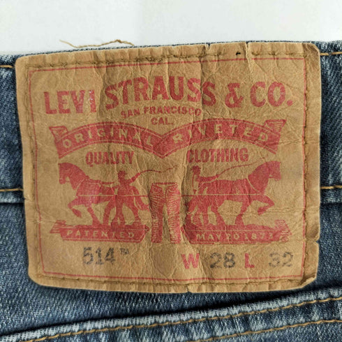 リーバイス Levis ボタン裏4309刻印 ダメージストレートデニム レディース 28inch