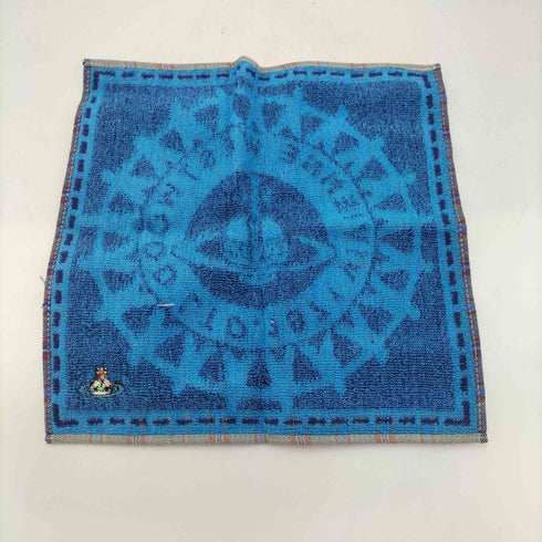 ヴィヴィアンウエストウッドマン Vivienne Westwood MAN オーブ 刺繍 チェック ハンカチ メンズ