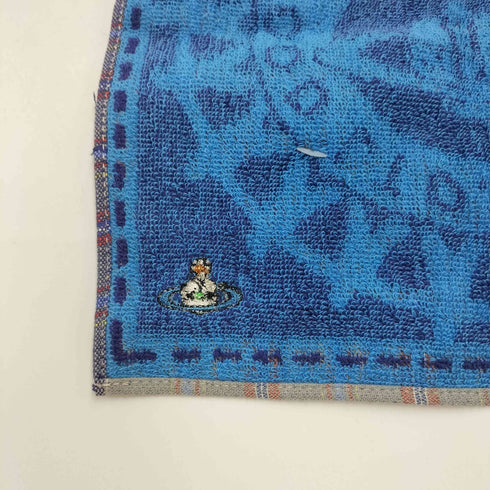 ヴィヴィアンウエストウッドマン Vivienne Westwood MAN オーブ 刺繍 チェック ハンカチ メンズ