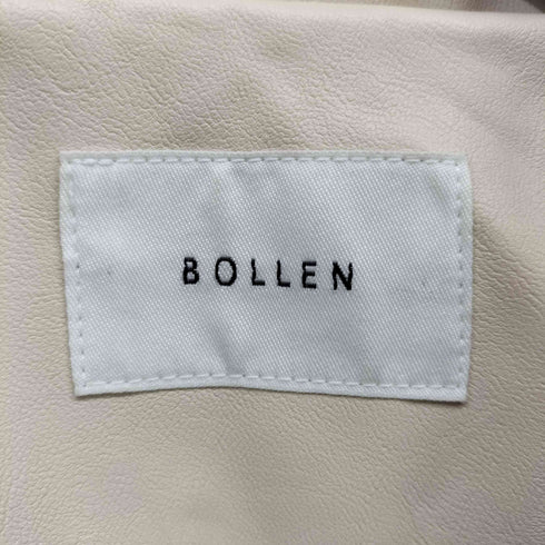 BOLLEN 韓国製 フェイク レザー ブルゾン ジャケット メンズ