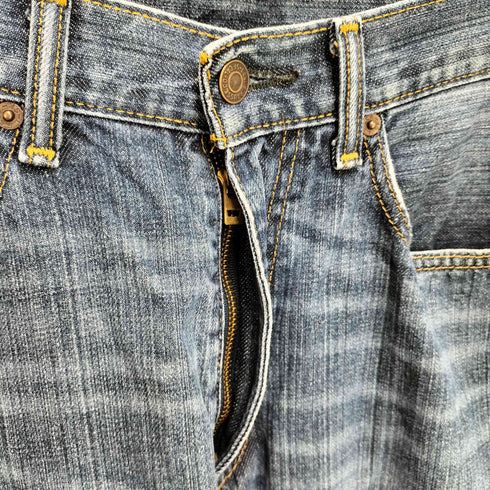 リーバイス Levis 505 ボタン裏4032刻印 ジッパーフライ デニムパンツ 縦落ち 脇割 メンズ W34 L32