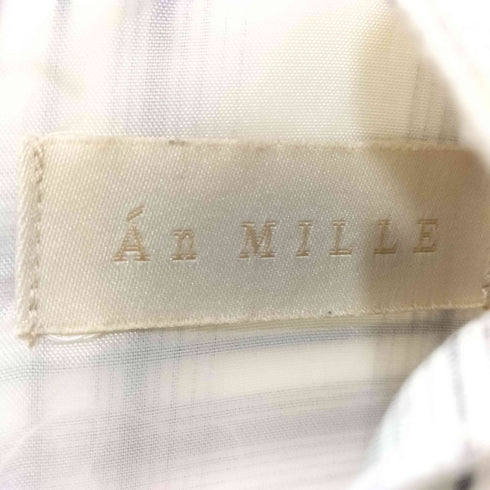 アンミール An MILLE チェック柄 フリル ショートスリーブワンピース レディース FREE