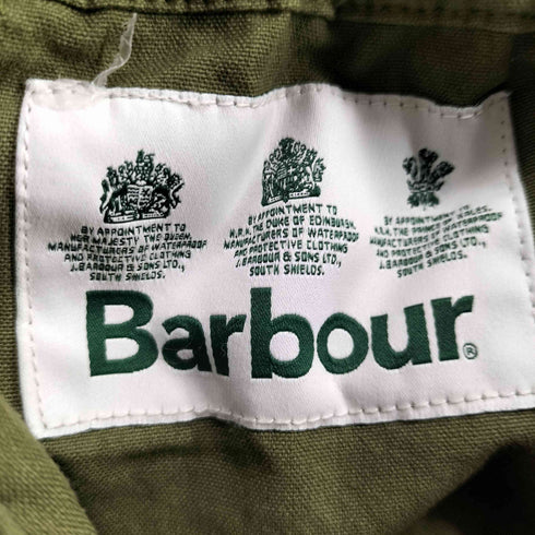 バブアー Barbour ボタンフライ コットン イージー ショート パンツ ショーツ メンズ M