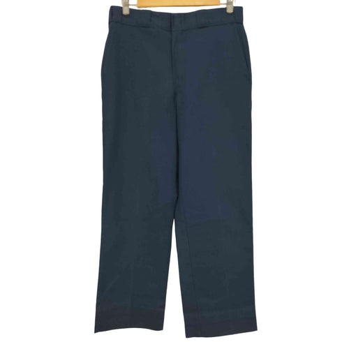 ディッキーズ Dickies ロゴ 刻印 ジップ 同色ロゴ 65/35 コットン ポリ ワーク パンツ メンズ 32×32
