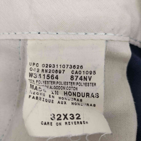 ディッキーズ Dickies ロゴ 刻印 ジップ 同色ロゴ 65/35 コットン ポリ ワーク パンツ メンズ 32×32