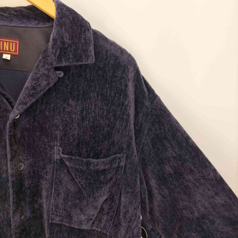 MAINU Velvet Open Collar Shirts ベルベット 開襟 オープンカラー シャツ メンズ JPN:2