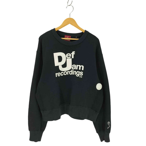DEF JAM recordings プリント クルーネック スウェット メンズ JPN:M