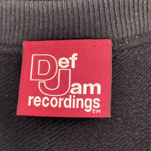 DEF JAM recordings プリント クルーネック スウェット メンズ JPN:M