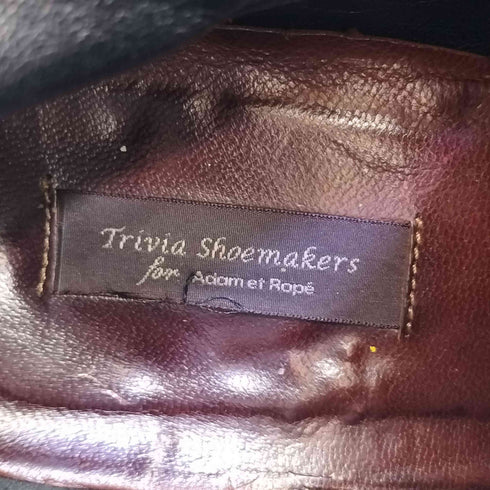 Trivia shoemakers for ADAM et ROPE サイドジップ レザーブーツ メンズ 41