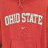 ナイキ NIKE 90-00S TEAM タグ センター スウッシュ ロゴ OHIO STATE オハイオ プルオーバー パーカー メンズ import:S