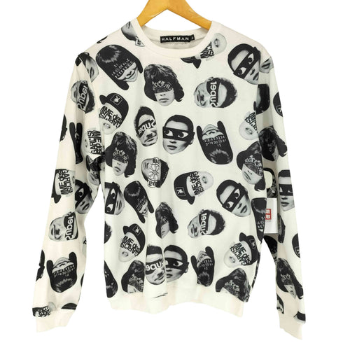 HALFMAN プリントスウェット street メンズ XL