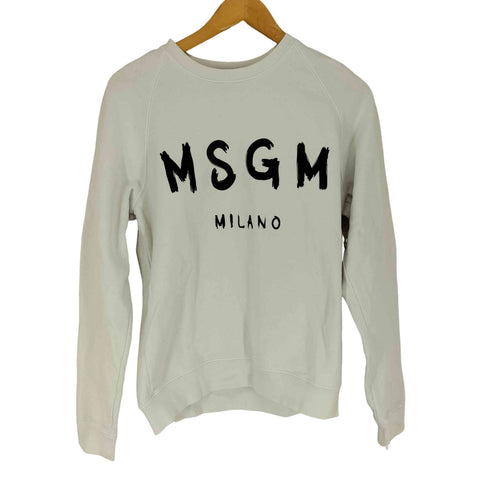エムエスジーエム MSGM ロゴプリントスウェット メンズ S
