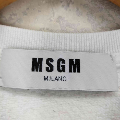 エムエスジーエム MSGM ロゴプリントスウェット メンズ S