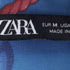 ザラ ZARA 総柄 シアーシャツ レディース M