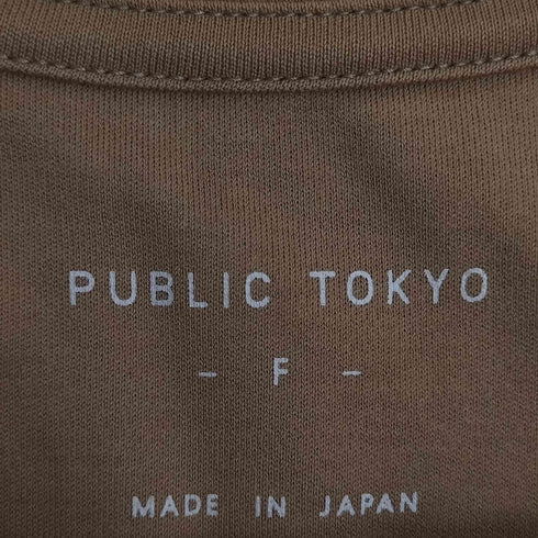 パブリックトウキョウ PUBLIC TOKYO ココTEE ノースリーブ レディース FREE