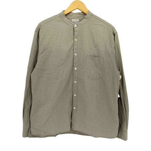 スティーブンアラン Steven Alan BUTTER-G BOX BAND COLLAR SHIRT-BOLD メンズ import:L