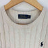 ポロラルフローレン POLO RALPH LAUREN ポニー刺繍 コットン ケーブル ニット レディース import:XS