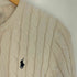 ポロラルフローレン POLO RALPH LAUREN ポニー刺繍 コットン ケーブル ニット レディース import:XS