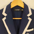 ローレンラルフローレン LAUREN RALPH LAUREN ツートーン ジョーゼット ブレザー 紺ブレ 2B テーラードジャケット レディース 00