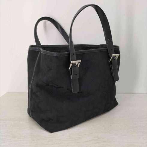 ダナキャランニューヨーク DKNY ロゴデザイン レザートートバッグ レディース