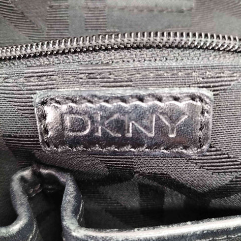 ダナキャランニューヨーク DKNY ロゴデザイン レザートートバッグ レディース