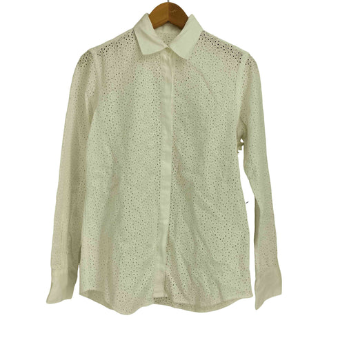 メーカーズシャツカマクラ Makers Shirt 鎌倉 Pure Linen 刺繍レースシャツ レディース 9